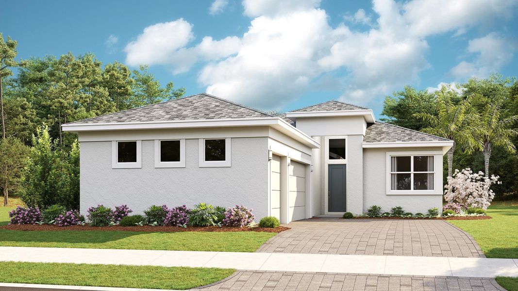 Transitional with 3-Car Garage