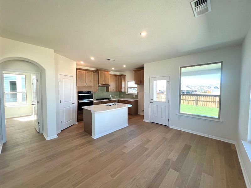 Furnished interior view inside a new home in Crosswinds, Kyle (Image 3).