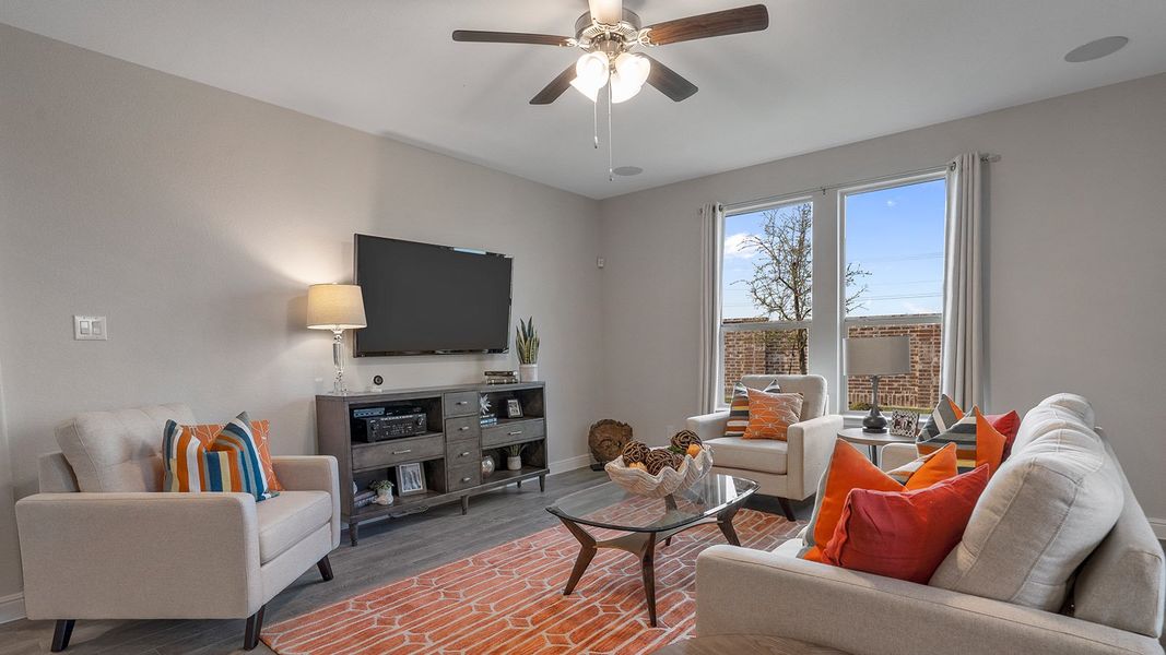 Furnished interior view inside a new home in Morningstar, Aledo (Image 26).
