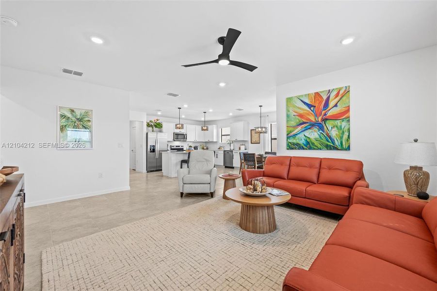 Furnished interior view inside a new home in , Labelle (Image 10).
