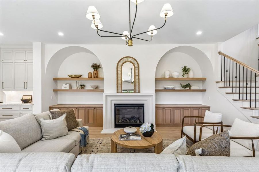 Furnished interior view inside a new home in , Dallas (Image 11).