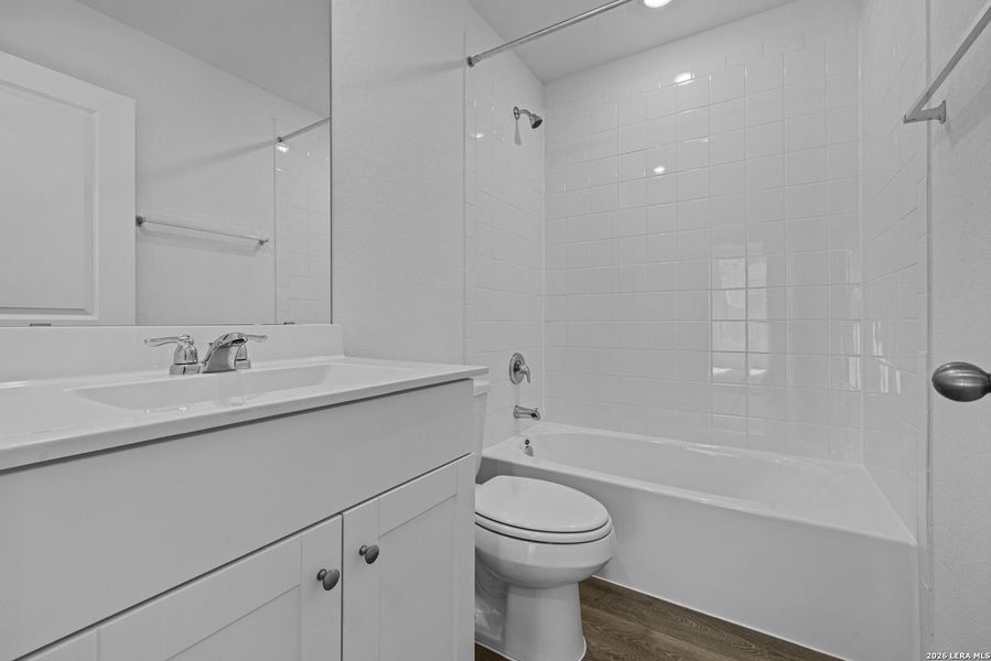 Furnished interior view inside a new home in Arroyo Ranch, Seguin (Image 5). Furnished interior view inside a new home in Arroyo Ranch, Seguin (Image 5).