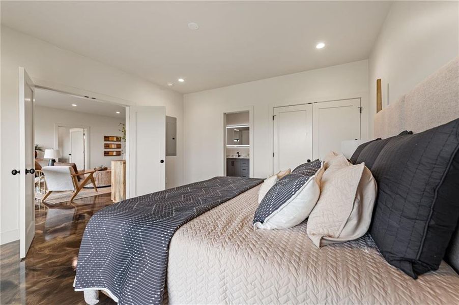 Furnished interior view inside a new home in , Morganton (Image 18).