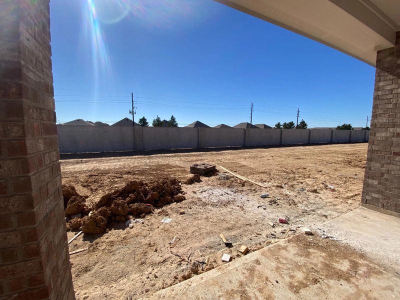Construction Progress - Covered Patio
