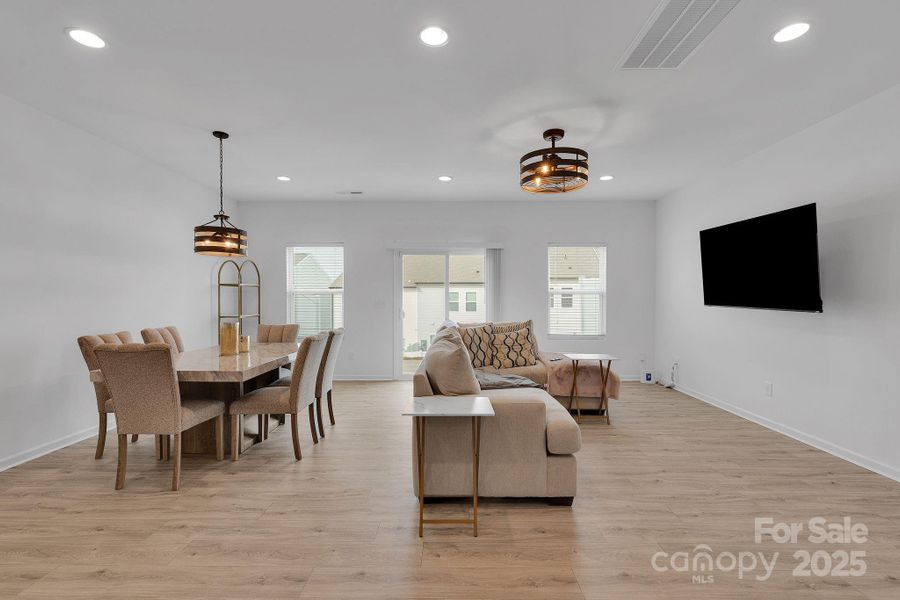 Furnished interior view inside a new home in , Charlotte (Image 34). Furnished interior view inside a new home in , Charlotte (Image 34).