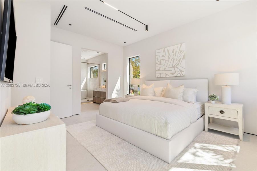 Furnished interior view inside a new home in , Miami (Image 14). Furnished interior view inside a new home in , Miami (Image 14).