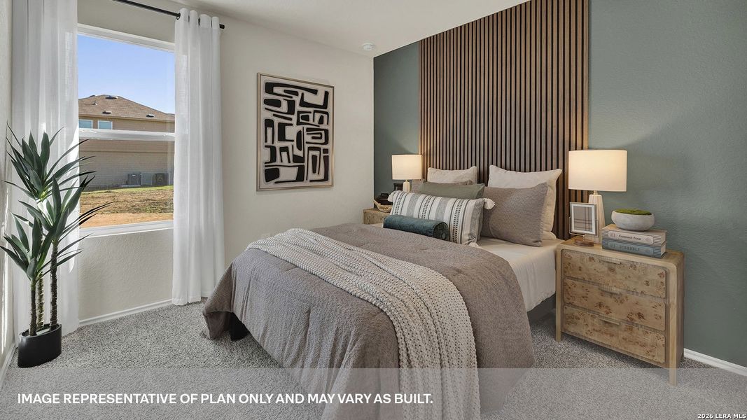 Furnished interior view inside a new home in Spring Valley, New Braunfels (Image 13).