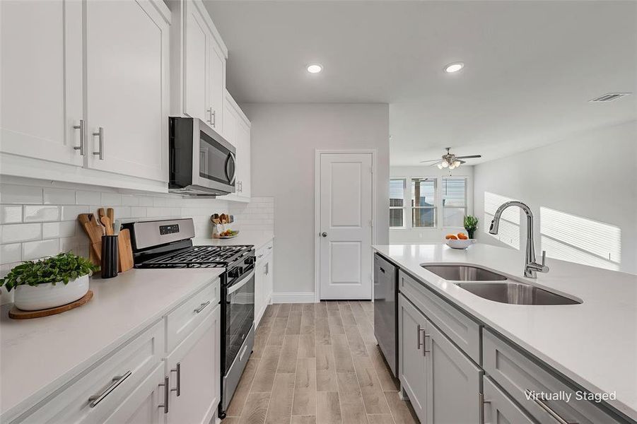 Furnished interior view inside a new home in Sicily, Princeton (Image 3).