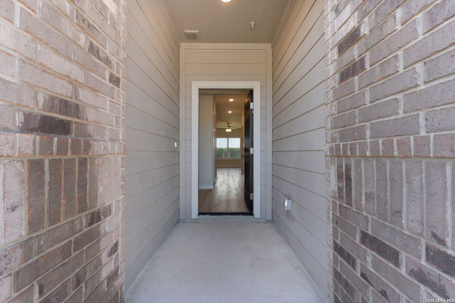 Exterior details and patio area of a home in Westridge, San Antonio (Image 3).