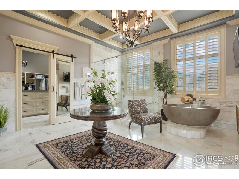 Furnished interior view inside a new home in , Estes Park (Image 26).