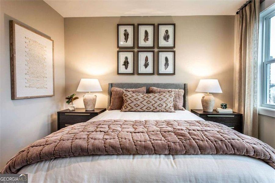 Furnished interior view inside a new home in The Paddocks at Doc Hughes, Buford (Image 12).