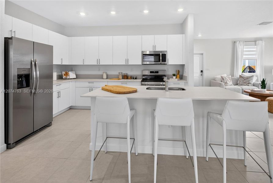 Furnished interior view inside a new home in Acacia Groves, Miami (Image 16).