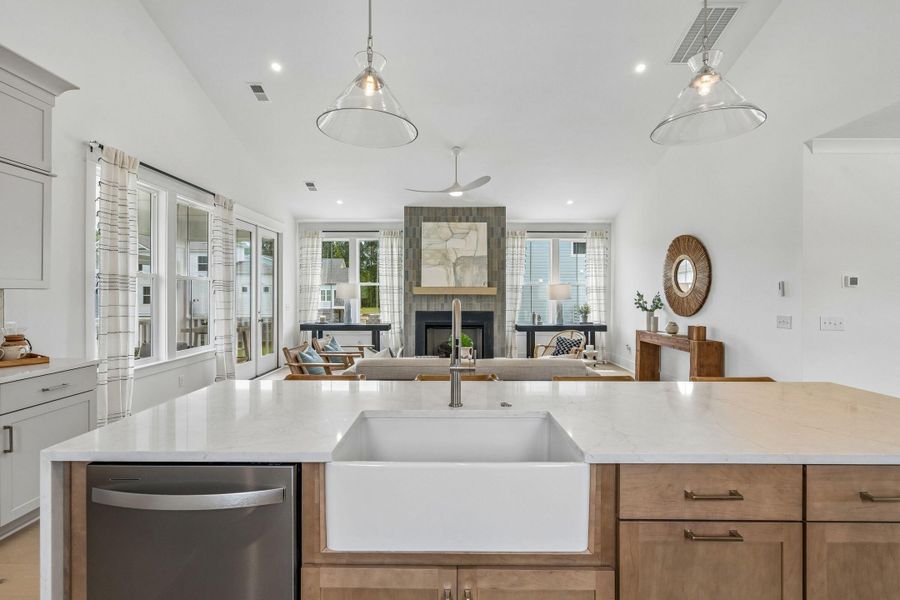 Furnished interior view inside a new home in Miller's Crossing, Johns Island (Image 57).