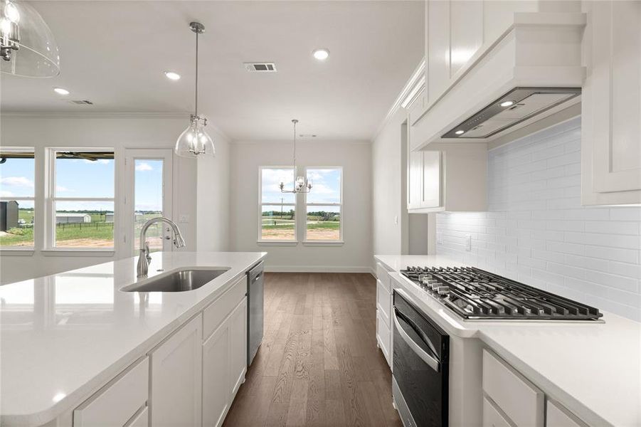 Furnished interior view inside a new home in , Decatur (Image 8).
