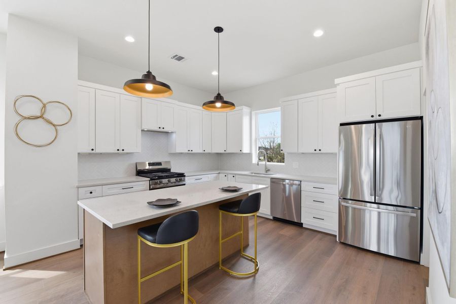 Furnished interior view inside a new home in , Houston (Image 33).