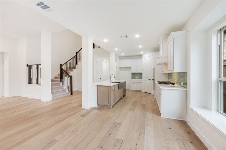 Furnished interior view inside a new home in Windsong Ranch Classic 61, Prosper (Image 19).