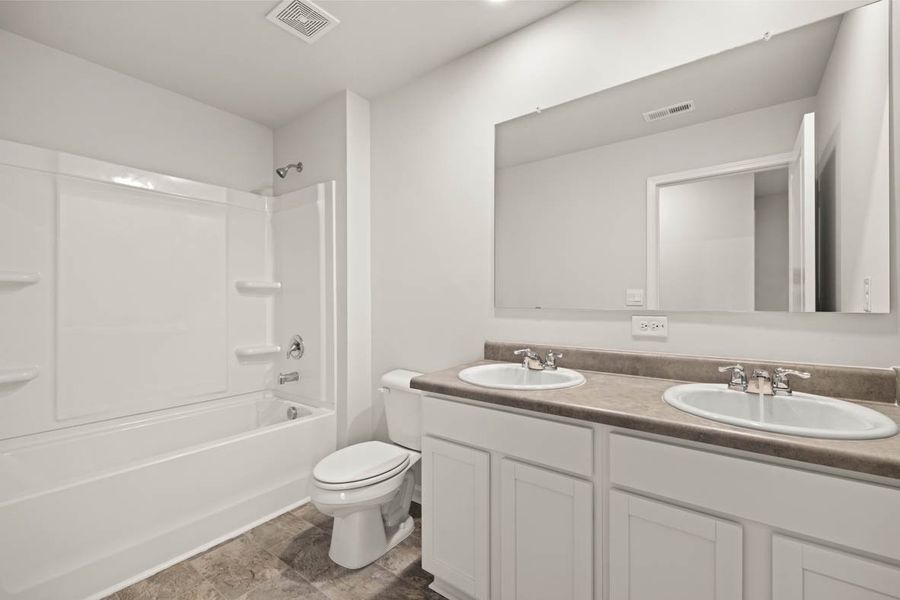 Representative furnished interior of a home built from the Elston by D.R. Horton in Captain's Corner, Grovetown (Image 18).