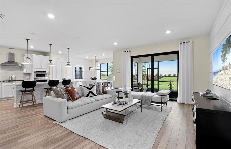 Furnished interior view inside a new home in Talon Preserve on Palmer Ranch, Nokomis (Image 24).