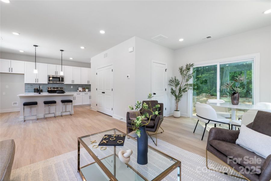 Furnished interior view inside a new home in , Statesville (Image 15). Furnished interior view inside a new home in , Statesville (Image 15).