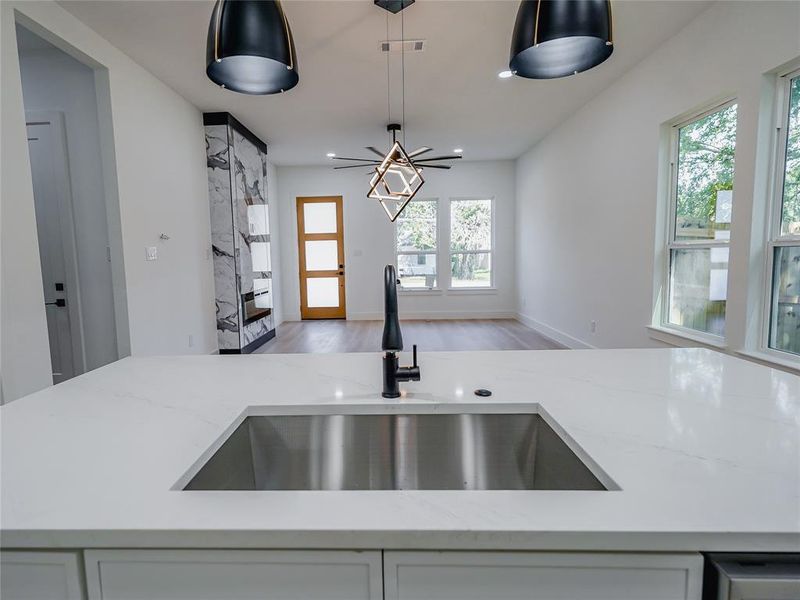 Furnished interior view inside a new home in , Dallas (Image 3).
