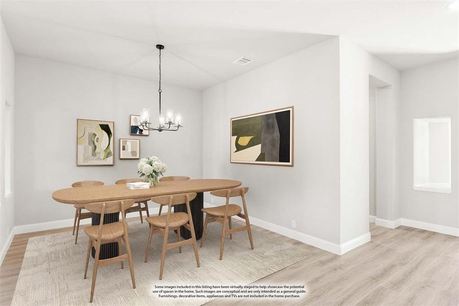 Furnished interior view inside a new home in Maplewood, Glenn Heights (Image 7). Furnished interior view inside a new home in Maplewood, Glenn Heights (Image 7).