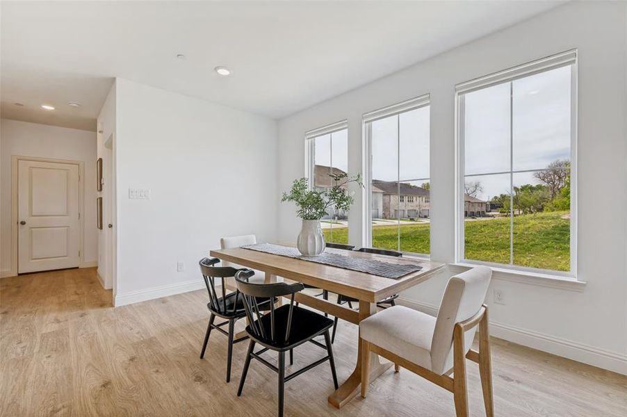 Furnished interior view inside a new home in Painted Tree - Woodland District, McKinney (Image 10).