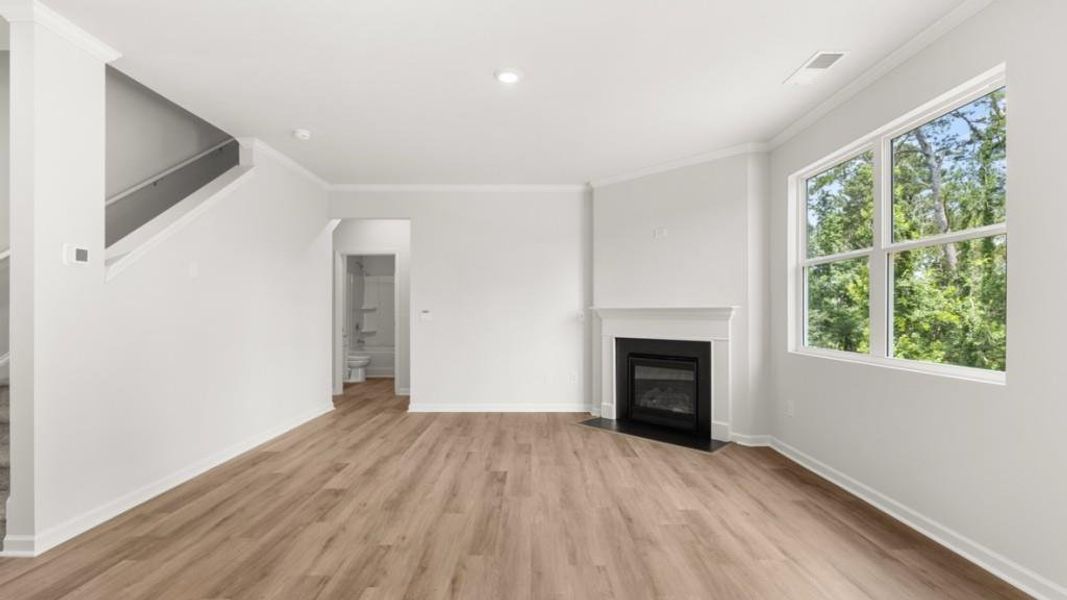 Spacious, unfurnished interior of a new home in Liberty Crossing, Braselton (Image 29).