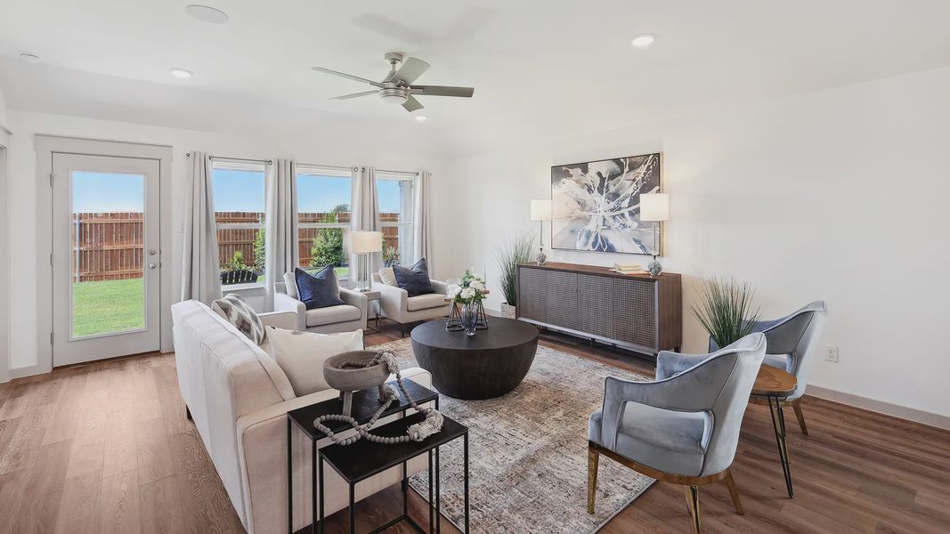 Furnished interior view inside a new home in Walden Pond, Forney (Image 3).