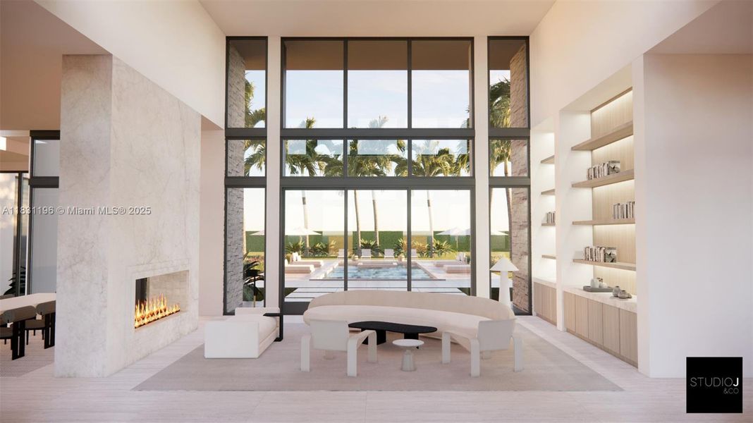 Furnished interior view inside a new home in , Southwest Ranches (Image 10). Furnished interior view inside a new home in , Southwest Ranches (Image 10).