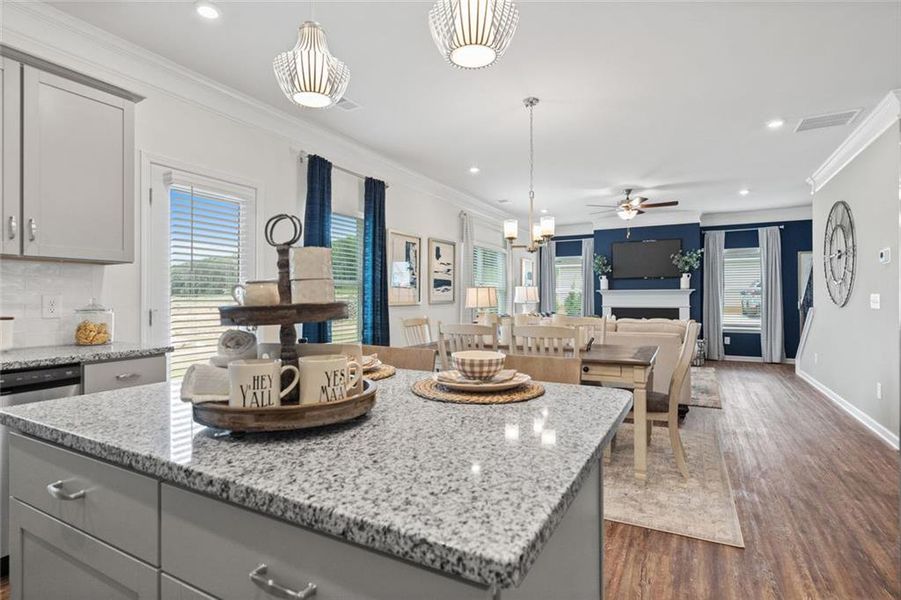 Furnished interior view inside a new home in Sycamore Crest, Calhoun (Image 13).