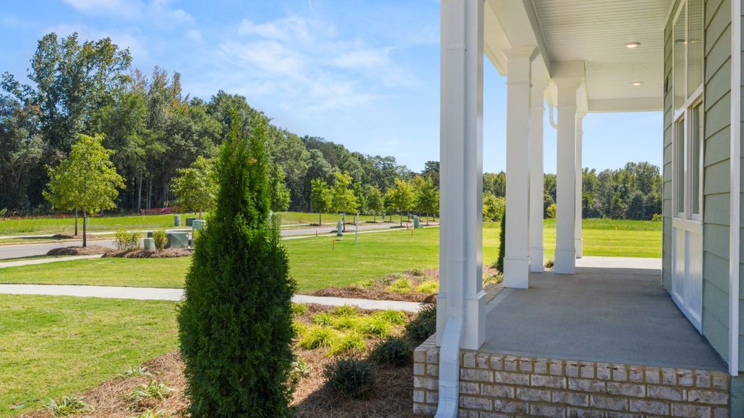 Representative exterior details of a home built from the Iria Glen by D.R. Horton in Brookland Commons, Monroe (Image 4).