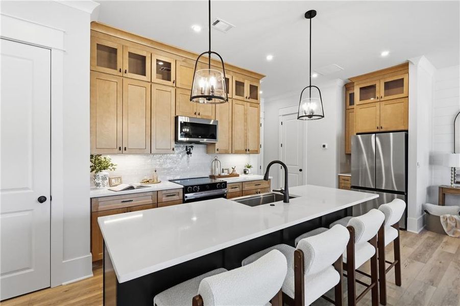 Furnished interior view inside a new home in , Braselton (Image 13).