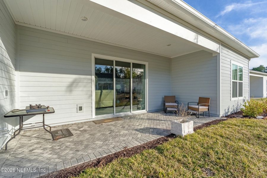 Exterior details and patio area of a home in , St. Johns (Image 26).
