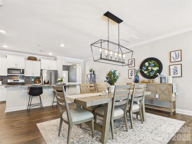 Furnished interior view inside a new home in , Sherrills Ford (Image 28).