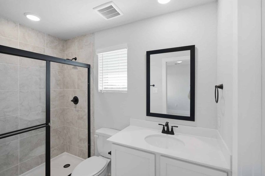 Furnished interior view inside a new home in Alsatian Oaks, Castroville (Image 19).