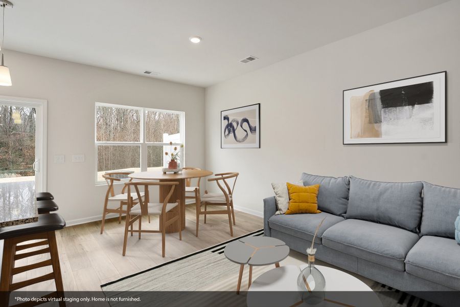 Furnished interior view inside a new home in Edwards Station, Taylors (Image 6). Furnished interior view inside a new home in Edwards Station, Taylors (Image 6).