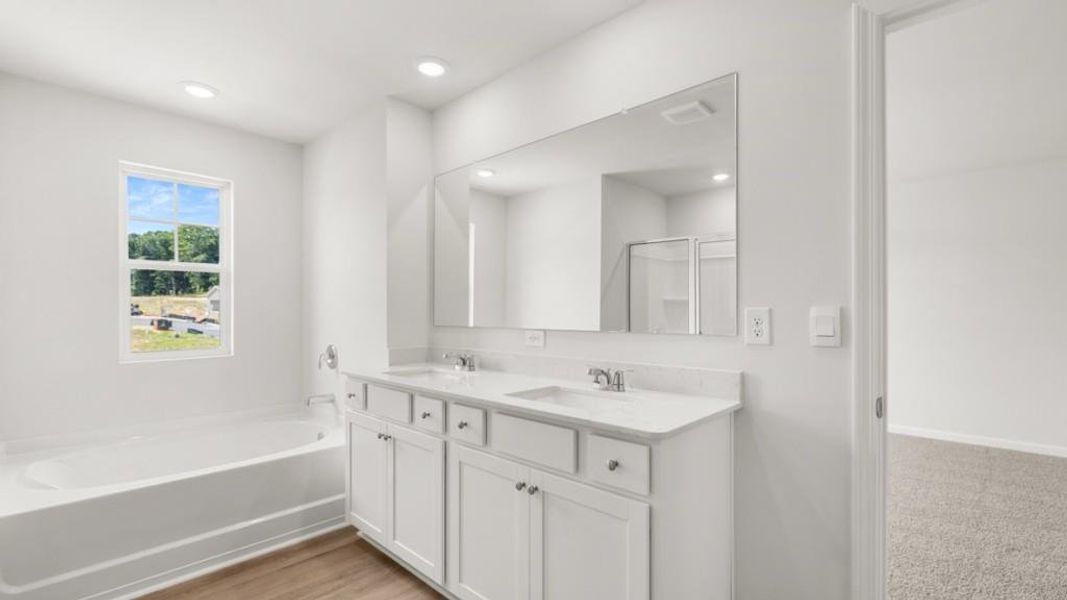 Furnished interior view inside a new home in Liberty Crossing, Braselton (Image 11).