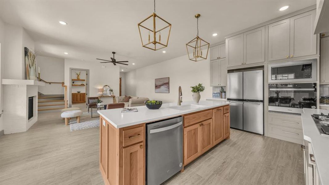 Furnished interior view inside a new home in , Aledo (Image 15).