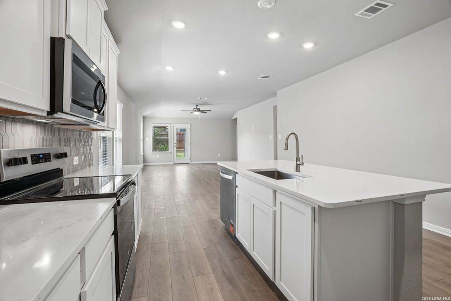 Furnished interior view inside a new home in Legendary Trails - Premier Series, Cibolo (Image 12).