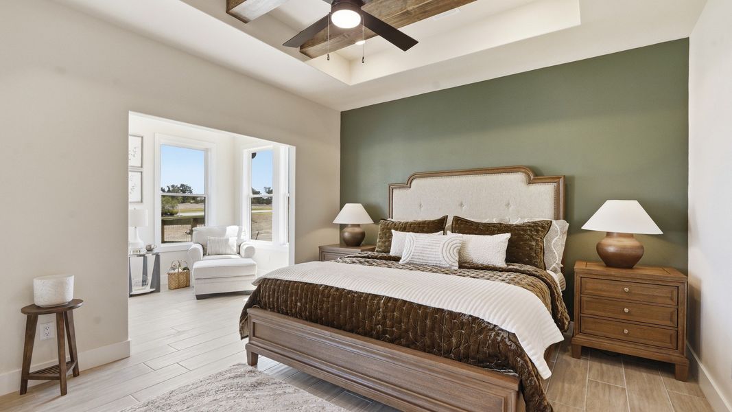Furnished interior view inside a new home in Lakeside at Millican Reserve, College Station (Image 19).