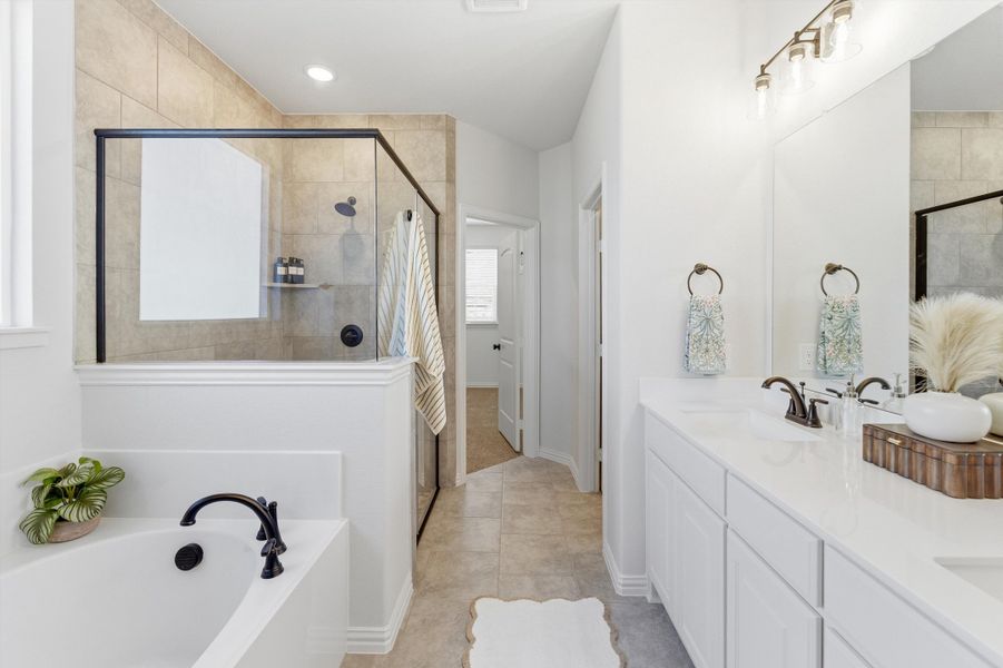 Furnished interior view inside a new home in Terra Escalante, Blue Ridge (Image 30).