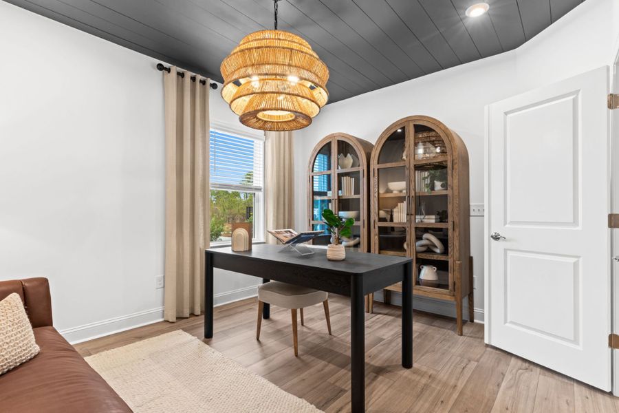 Representative furnished interior of a home built from the Bedrock by Pulte Homes in Southport Meadows, Southport (Image 6).
