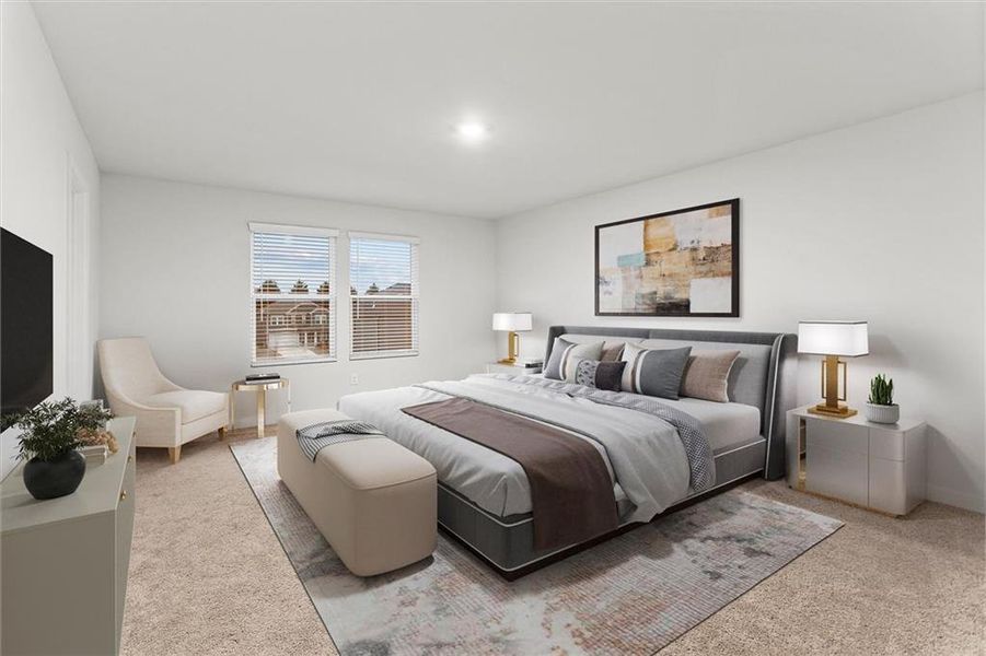 Furnished interior view inside a new home in , Grayson (Image 13).