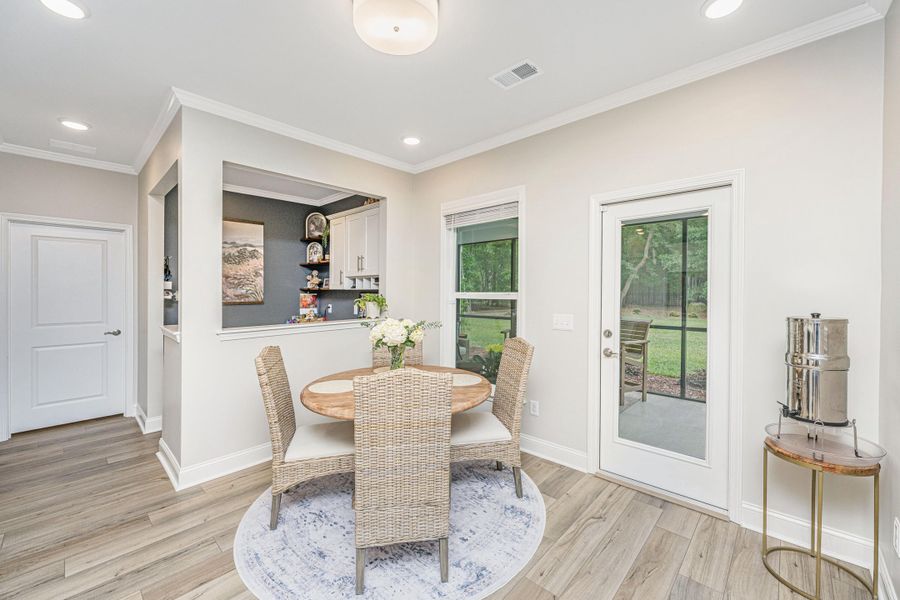 Furnished interior view inside a new home in Sea Island Preserve, Johns Island (Image 19).