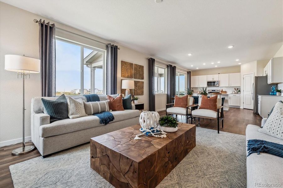 Furnished interior view inside a new home in Spring Valley Ranch, Elizabeth (Image 28).