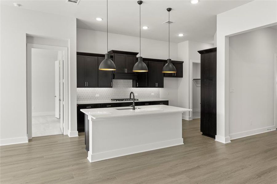 Furnished interior view inside a new home in Discovery Collection at Union Park, Little Elm (Image 7).