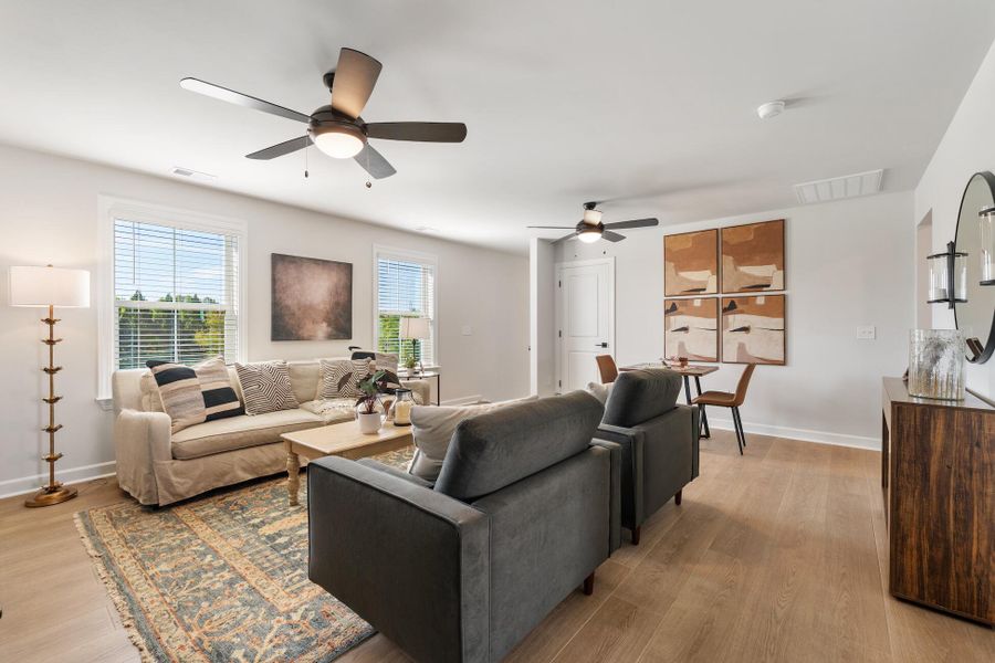 Furnished interior view inside a new home in Six Oaks, Summerville (Image 11).