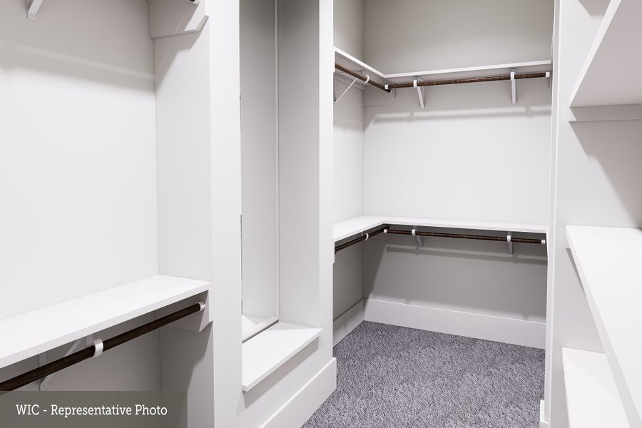 Representative unfurnished interior of a home built from the The Jasmine by David Weekley Homes in Kresston, Montgomery (Image 20). Representative unfurnished interior of a home built from the The Jasmine by David Weekley Homes in Kresston, Montgomery (Image 20).