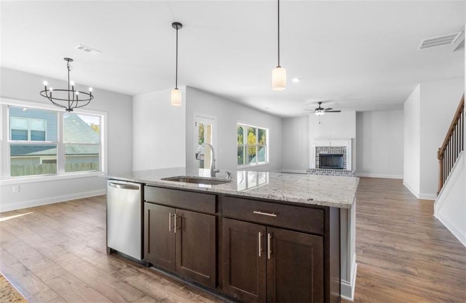 Furnished interior view inside a new home in Ridge Pointe, Athens (Image 2).