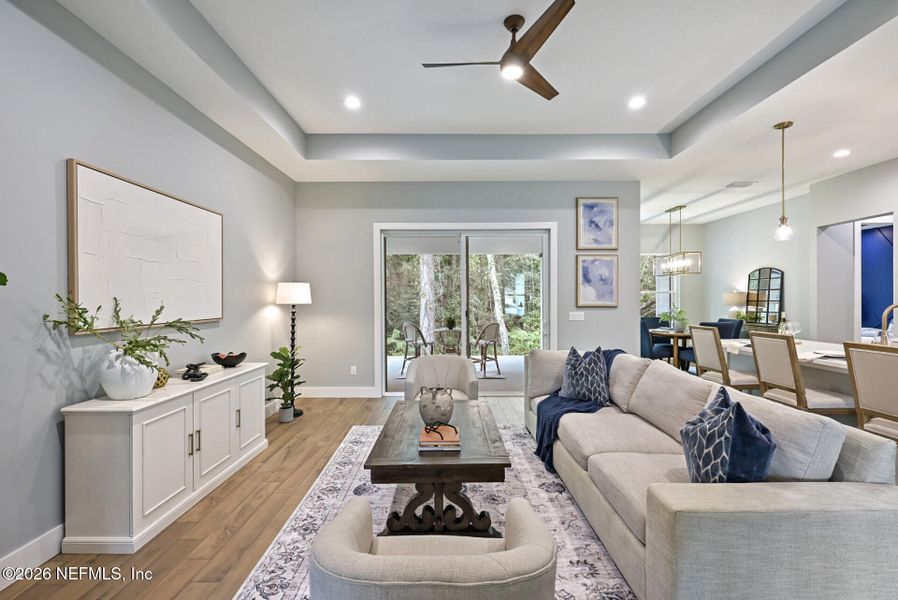Furnished interior view inside a new home in , Jacksonville (Image 18).